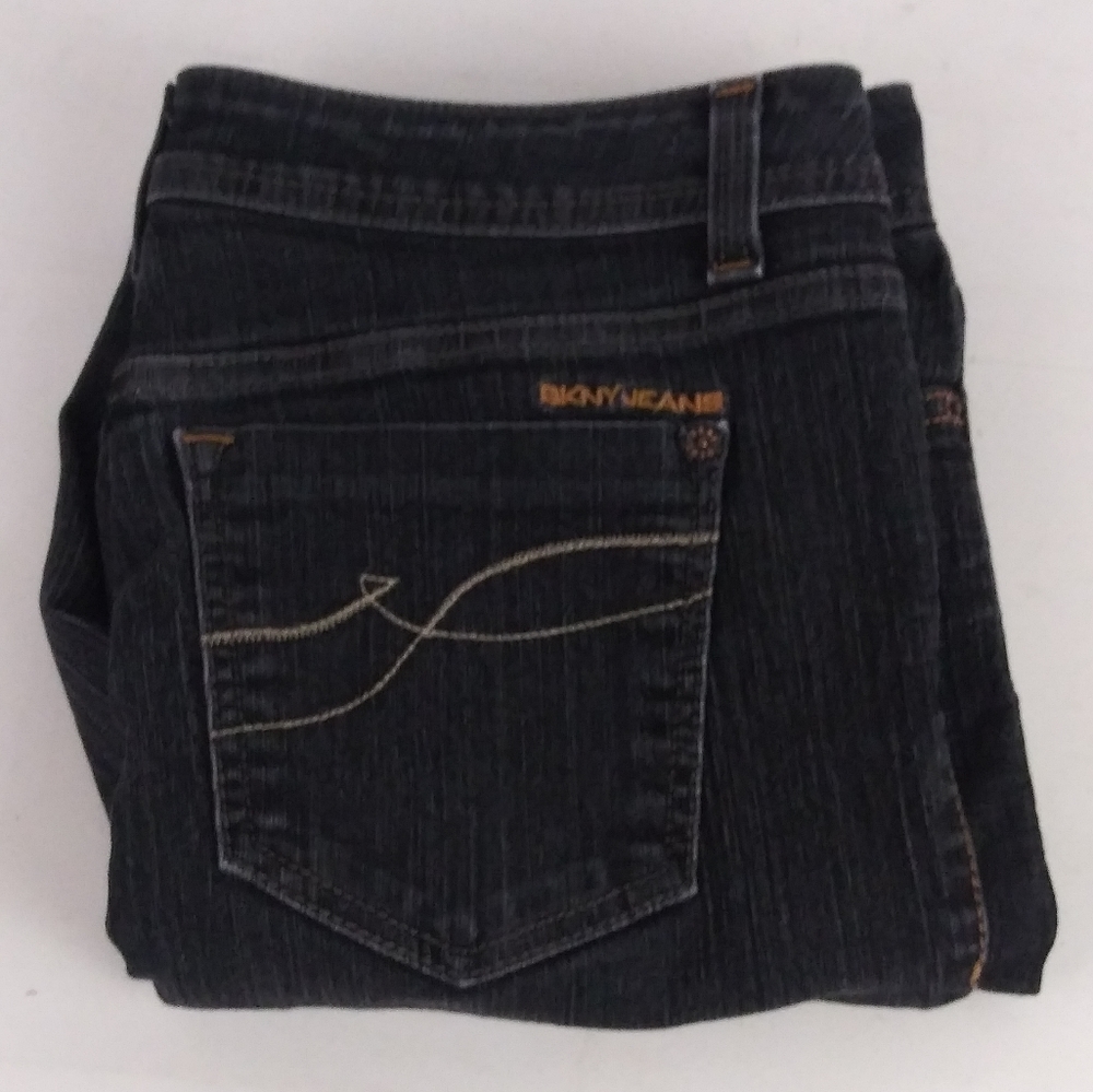 DKNY Skinny dark blue jeans women's size 14
